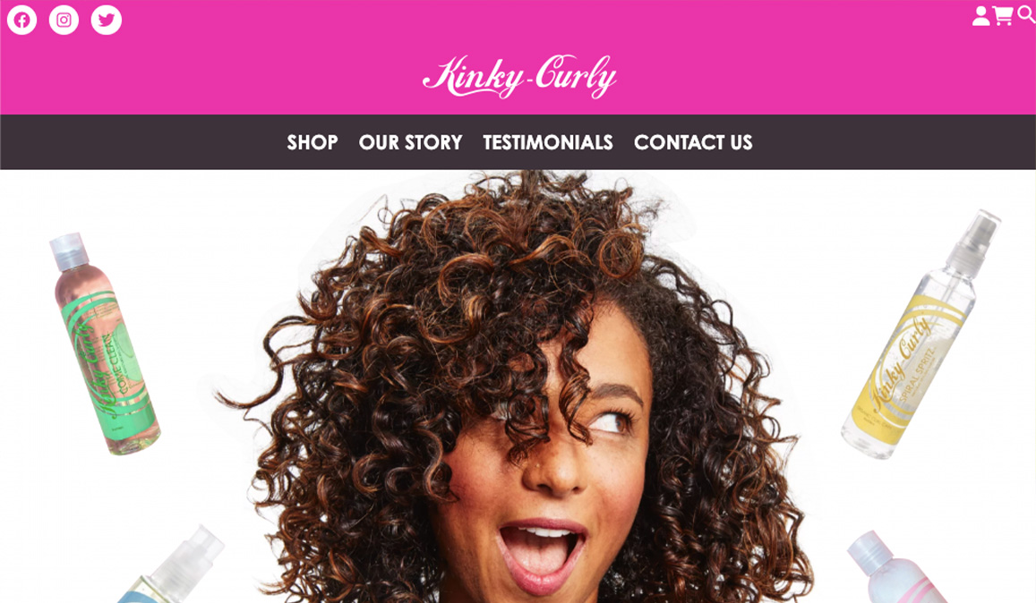 Kinky-Curly Website